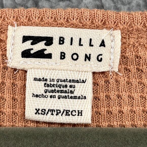 Billabong Any Day Thermal Long Sleeve T-Shirt Size Extra Small - Picture 9 of 15